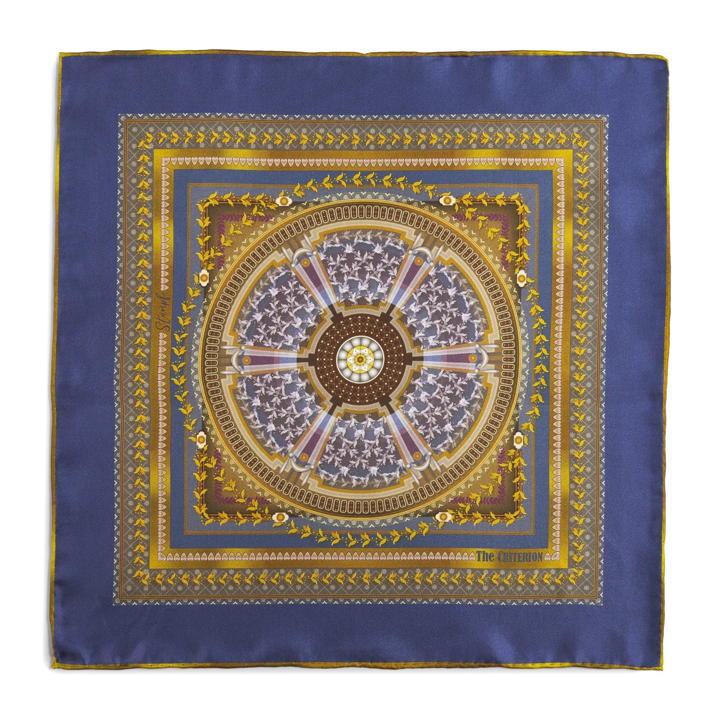 Criterion Theatre Blue Pocket Square