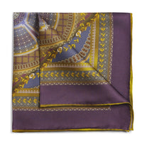 Criterion Theatre Purple Pocket Square Benson & Clegg