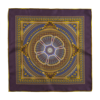 Criterion Theatre Purple Pocket Square Benson & Clegg