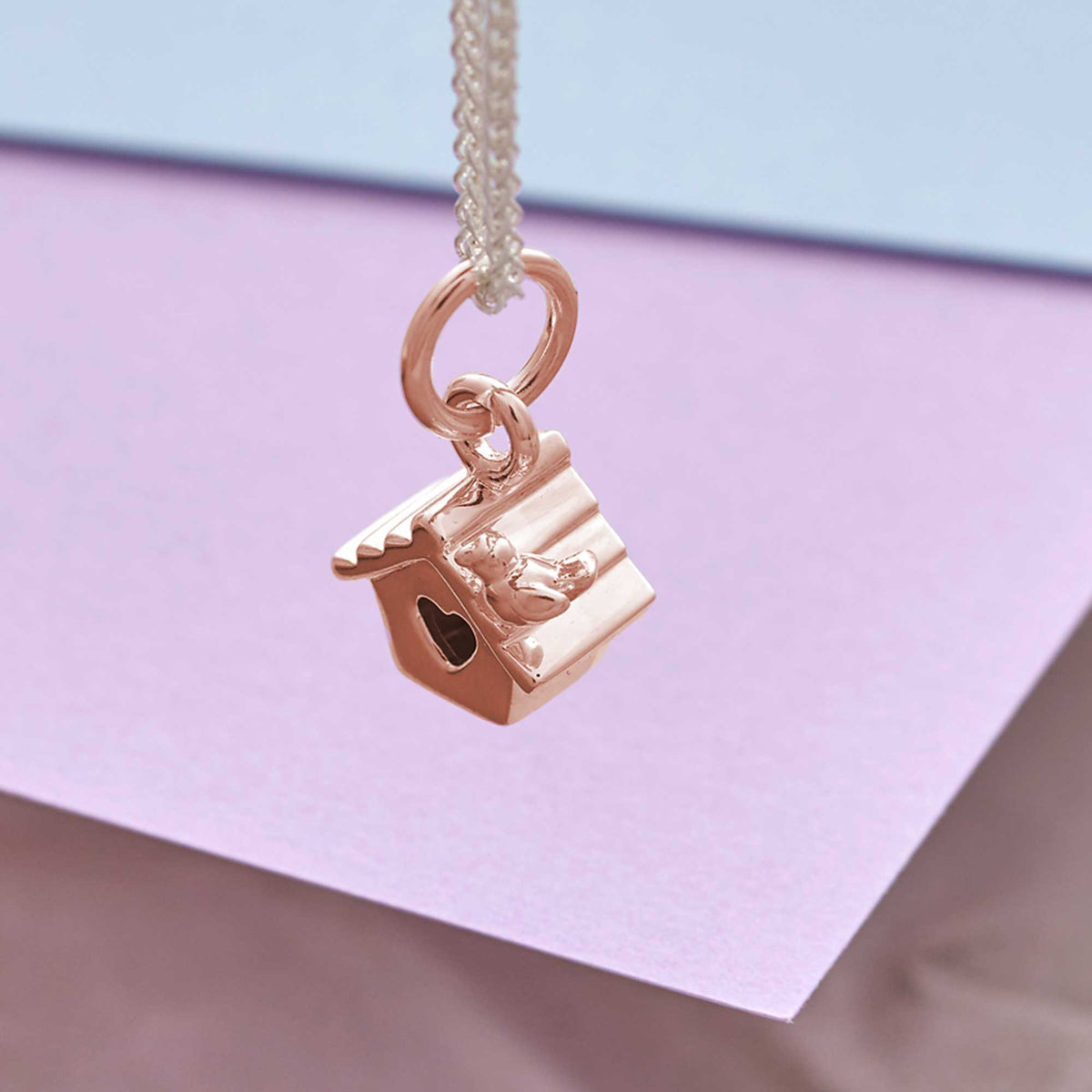 Bird House Silver Charm Scarlett Jewellery
