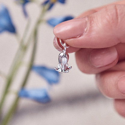 Bluebell Flower Silver Charm Scarlett Jewellery