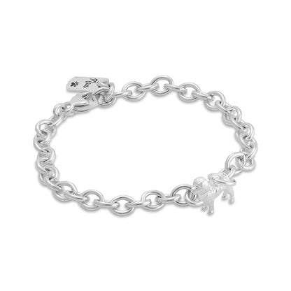 Cockapoo Silver Dog Charm Bracelet Scarlett Jewellery