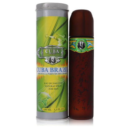 Cuba Brazil by Fragluxe Eau de Toilette Spray for Men 3.4 oz / 100 ml The Fragrance Avenue