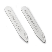 B&C Collar Stiffeners In Sterling Silver Benson & Clegg
