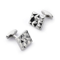 Modernist Cufflinks In Silver Benson & Clegg