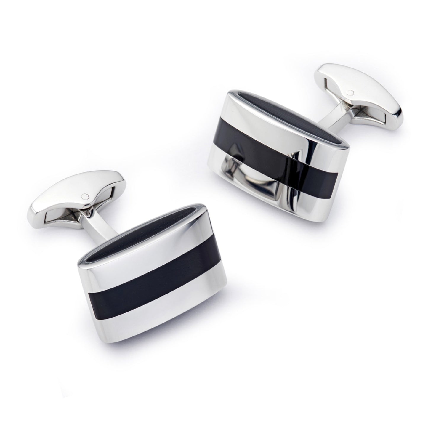 Contemporary Onyx Cufflinks Benson & Clegg