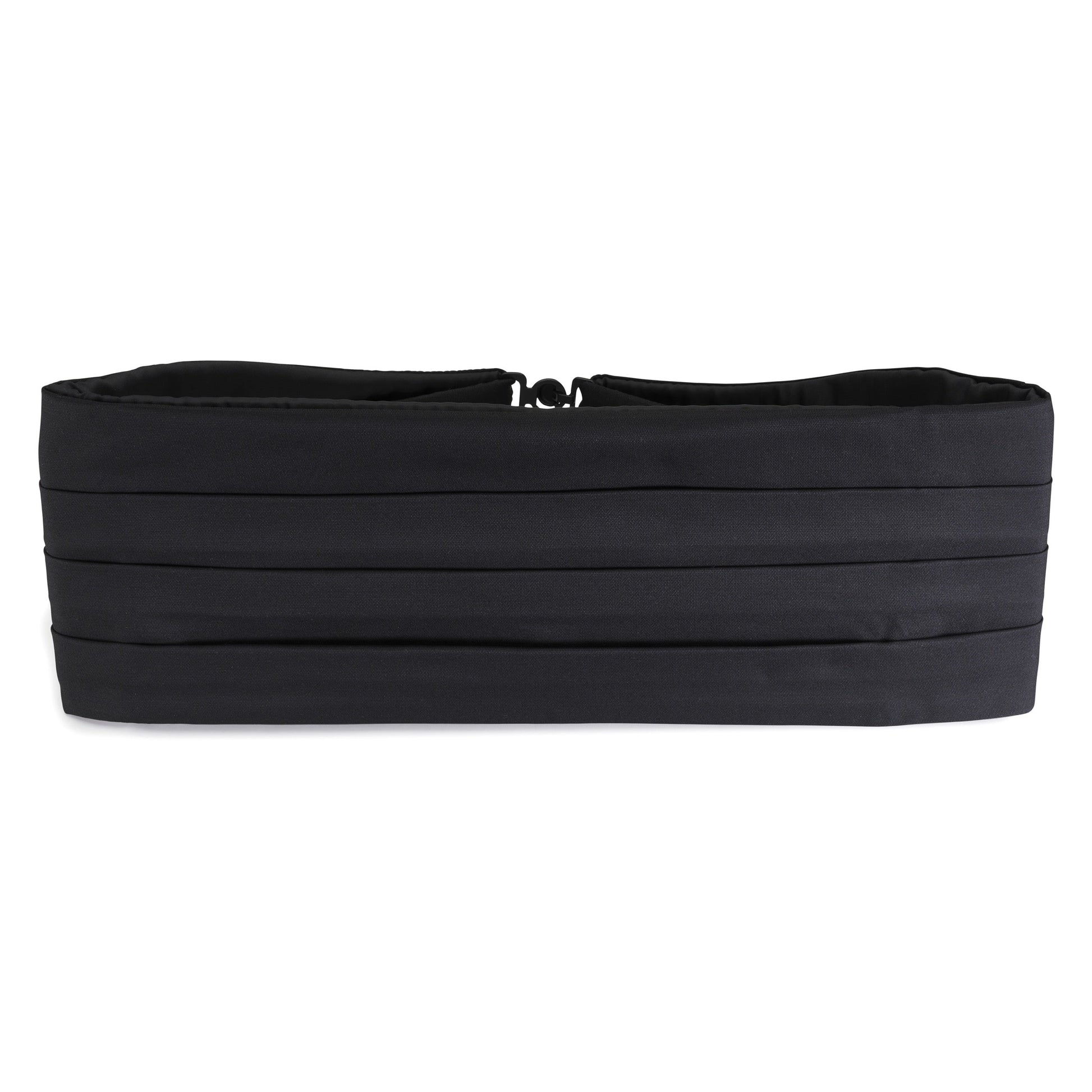 Black Barathea Silk Cummerbund Benson & Clegg