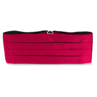 Red Satin Silk Cummerbund Benson & Clegg