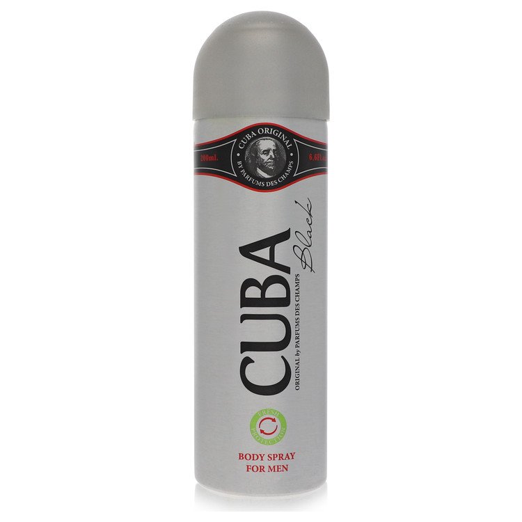CUBA Black by Fragluxe Men‚Äö√Ñ√¥s Body Spray 6.6 oz / 195 ml