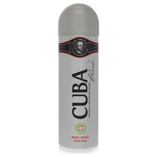 CUBA Black by Fragluxe Men‚Äö√Ñ√¥s Body Spray 6.6 oz / 195 ml