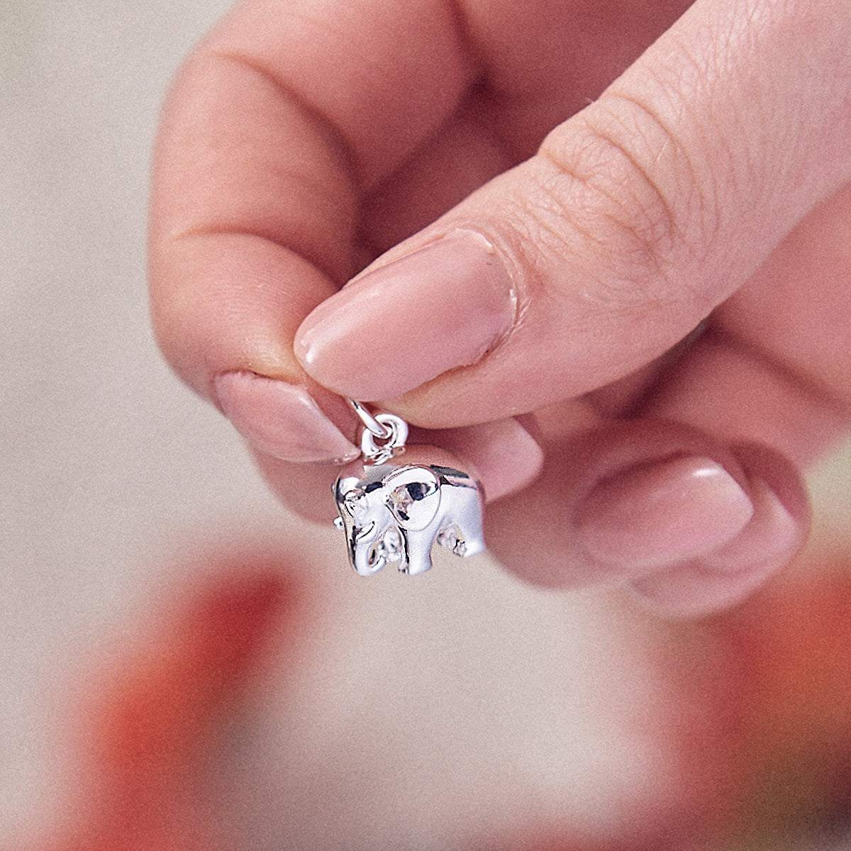 Elephant Silver Charm Scarlett Jewellery
