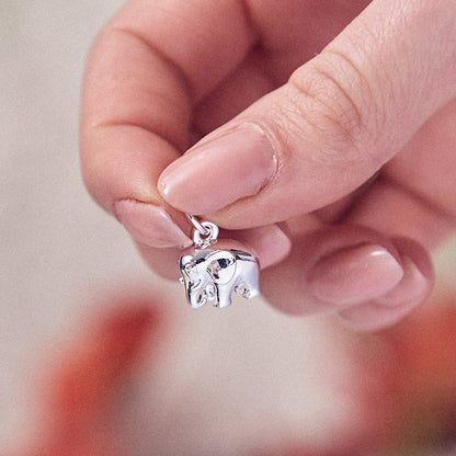 Elephant Silver Charm Scarlett Jewellery