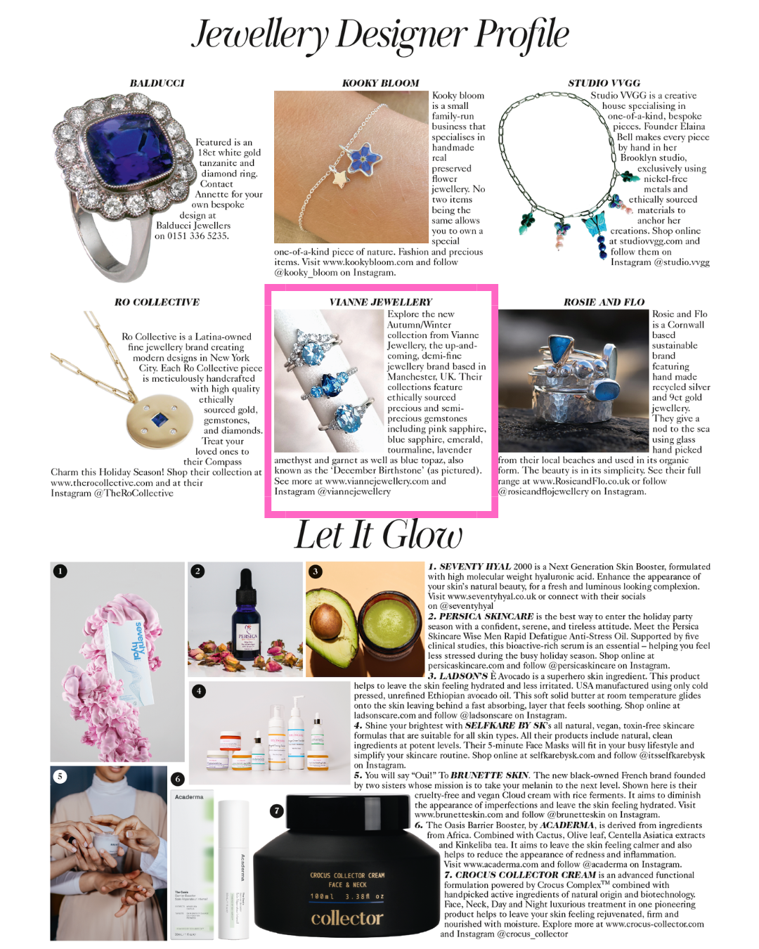 Sky Blue Topaz Ring in 18k Gold Vermeil - SJR London Timepiece