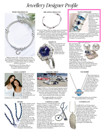 Ombre Blue Topaz Ring in 18k Gold Vermeil - SJR London Timepiece