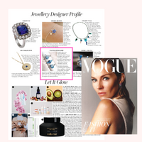Selene Blue Topaz Ring Set in 18k Gold Vermeil - SJR London Timepiece