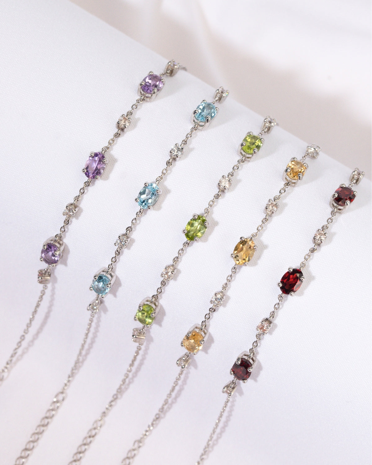 Citrine Bracelet in Sterling Silver - SJR London Timepiece