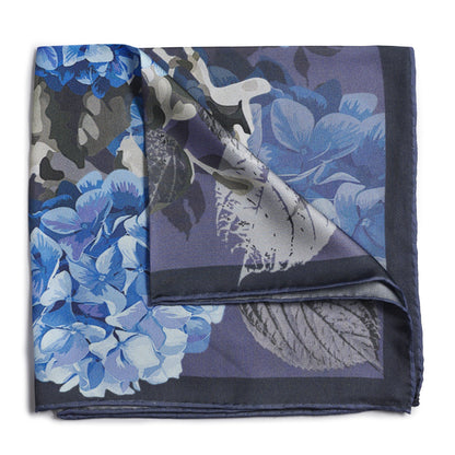 Hydrangea Mist Pocket Square Benson & Clegg