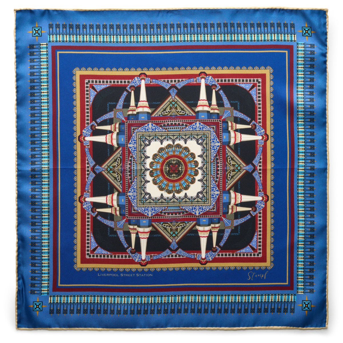 Liverpool Street Station in Nocturn Pocket Square Benson & Clegg