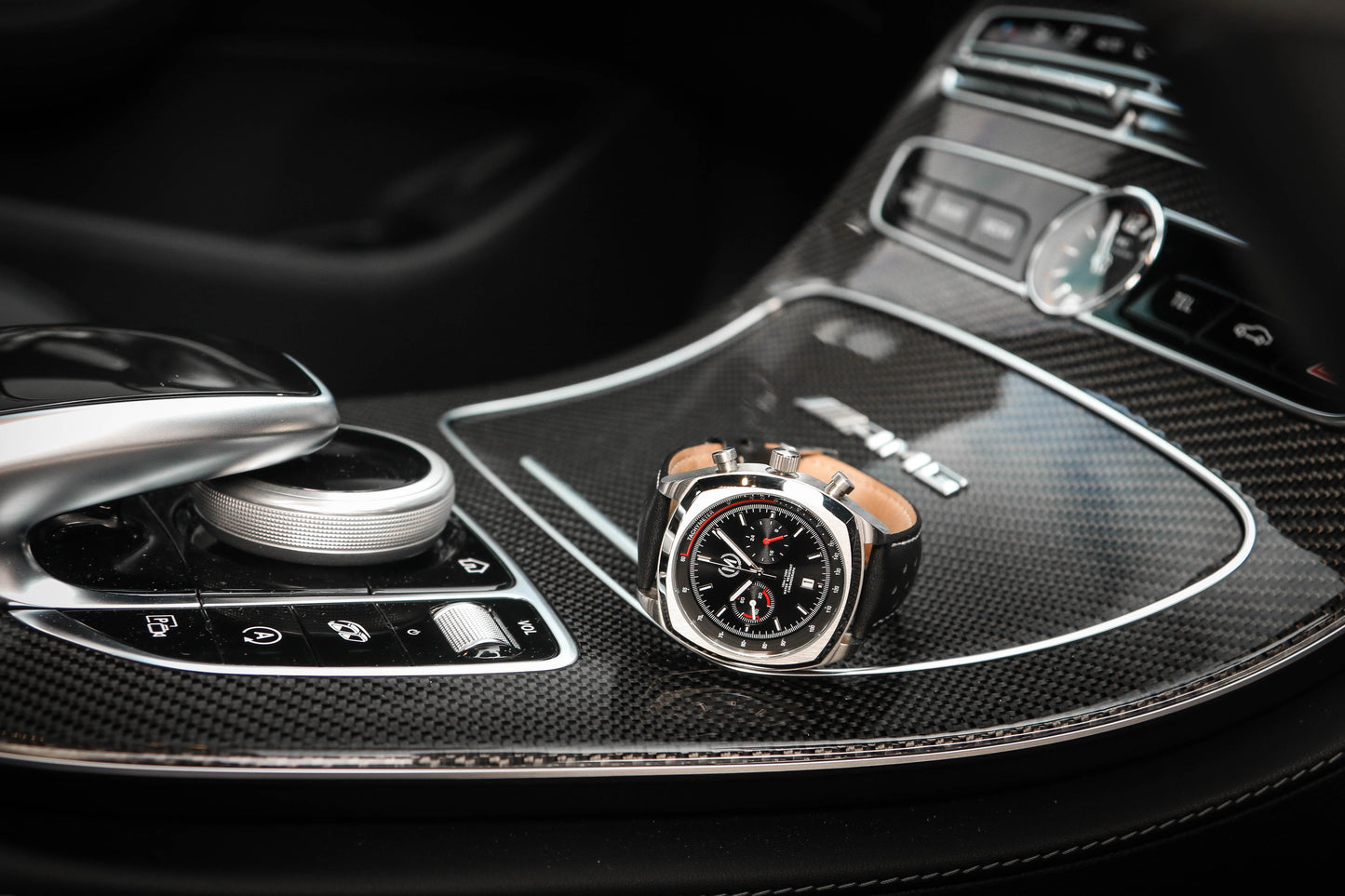 Classic Driver Chronograph, Black Strap (PRE-ORDER NOW) - SJR London Timepiece