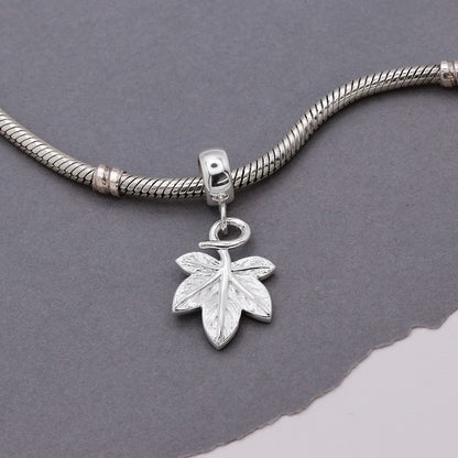 Ivy Leaf Silver Charm Scarlett Jewellery
