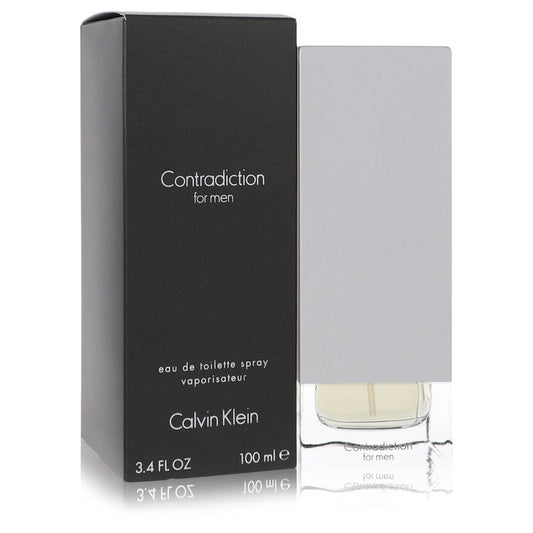 Calvin Klein Contradiction Eau de Toilette Spray 3.4 oz / 100 ml for Men