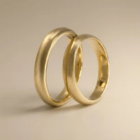 4mm Gold Wedding Band – Classic Orion – 9ct/14ct/18ct Gold Majestic Jewellery