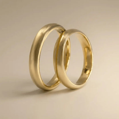 4mm Gold Wedding Band – Classic Orion – 9ct/14ct/18ct Gold Majestic Jewellery