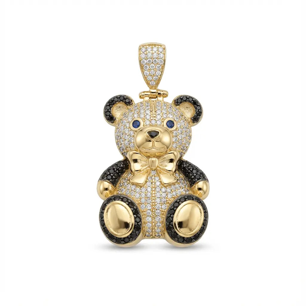 Gold Pendant – Teddy Bear – 14ct Gold Majestic Jewellery