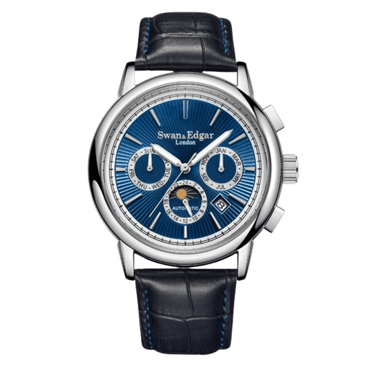 Limited Edition Swan & Edgar Hand Assembled Opulent Automatic Steel - SJR London Timepiece