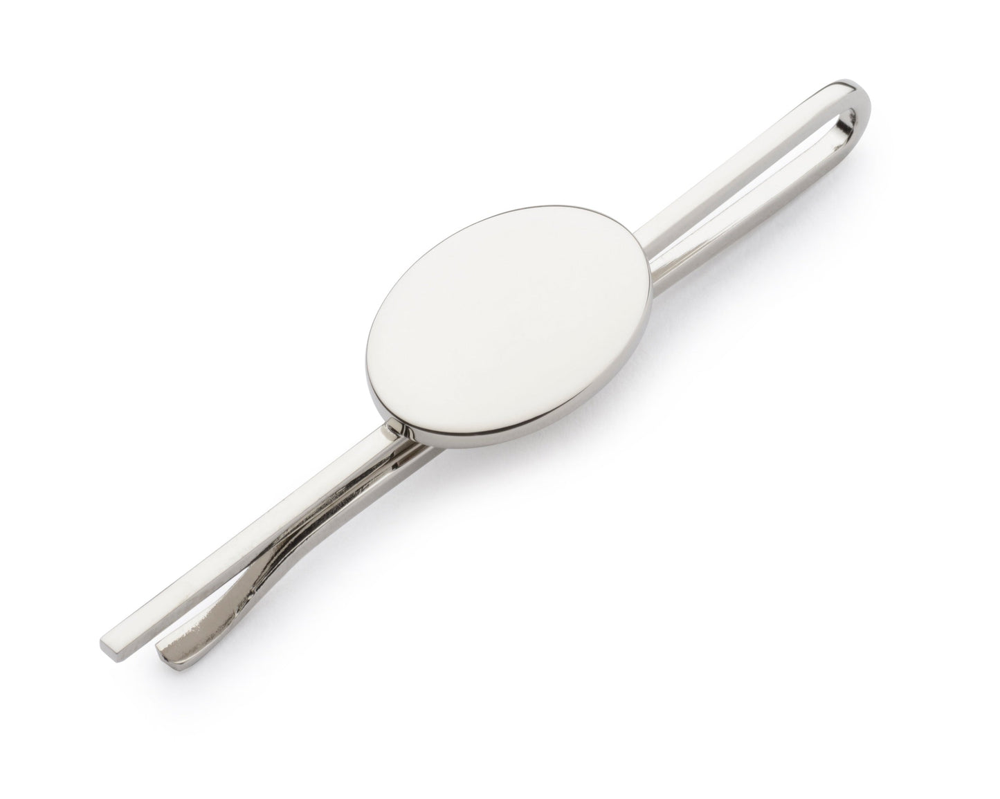Oval Chrome Tie Slide Benson & Clegg