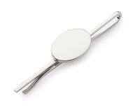 Oval Chrome Tie Slide Benson & Clegg