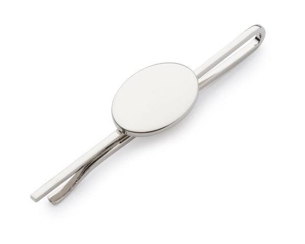 Oval Chrome Tie Slide Benson & Clegg