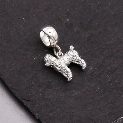 Poodle Silver Dog Charm Scarlett Jewellery