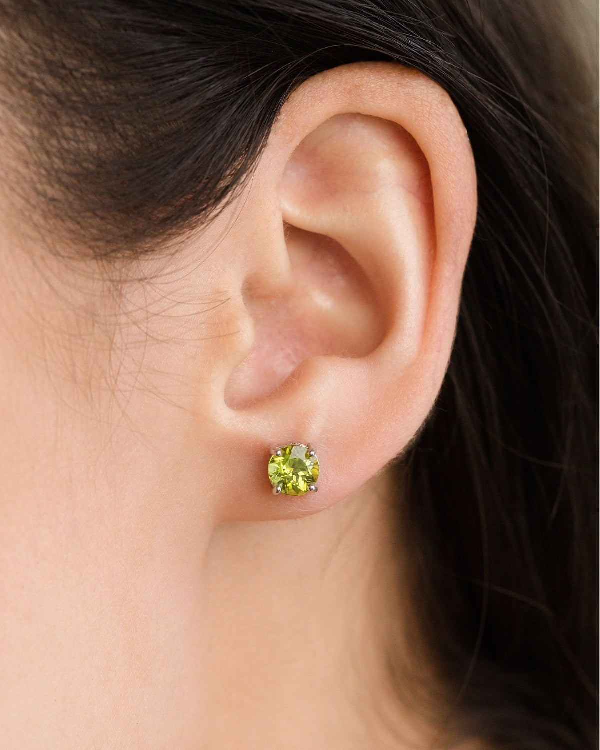 Emerald & Peridot Jewellery Set in Sterling Silver - SJR London Timepiece