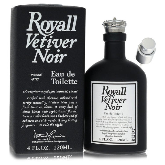 Royall Vetiver Noir Eau de Toilette Spray 4 oz / 118 ml for Men