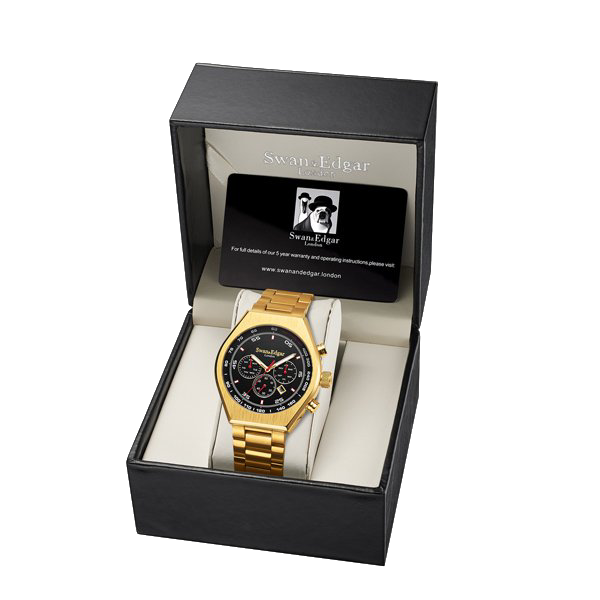 Limited Edition Swan & Edgar Hand Assembled Contemporary Classic Automatic Gold - SJR London Timepiece
