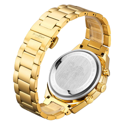 Limited Edition Swan & Edgar Hand Assembled Contemporary Classic Automatic Gold - SJR London Timepiece