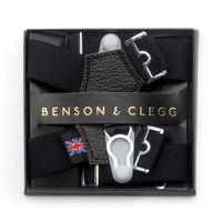 Sock Suspenders In Black Benson & Clegg