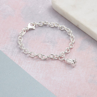 Bluebell Silver Charm Bracelet Scarlett Jewellery