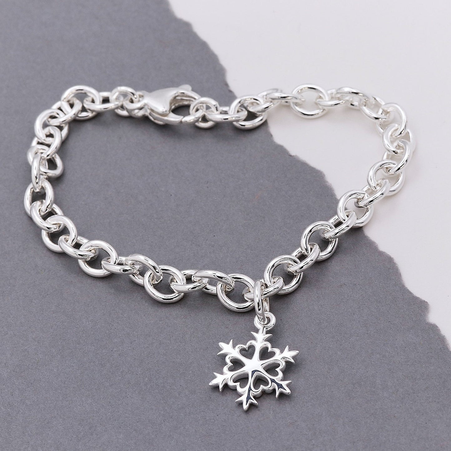 Snowflake Silver Charm Scarlett Jewellery