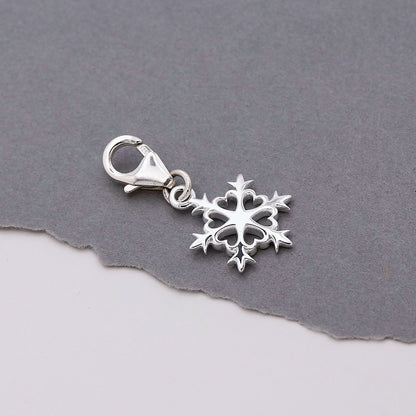 Snowflake Silver Charm Scarlett Jewellery