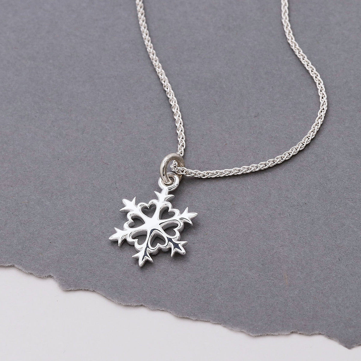 Snowflake Silver Charm Scarlett Jewellery