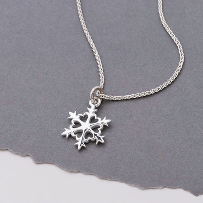 Snowflake Silver Charm Scarlett Jewellery