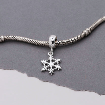 Snowflake Silver Charm Scarlett Jewellery