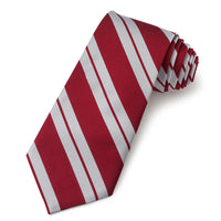 The Queen's Royal Lancers Three-Fold Silk Reppe Tie Benson & Clegg