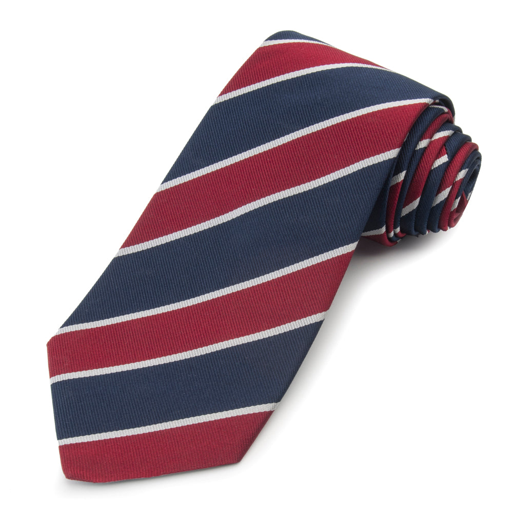 London University Three-Fold Silk Reppe Tie Benson & Clegg