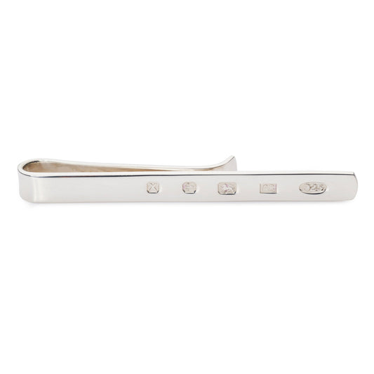 Hallmarked Sterling Silver Tie Slide Benson & Clegg