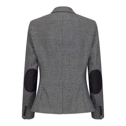TPW51 - Women's Grey 3 Piece Prince Of Wales Check Suit