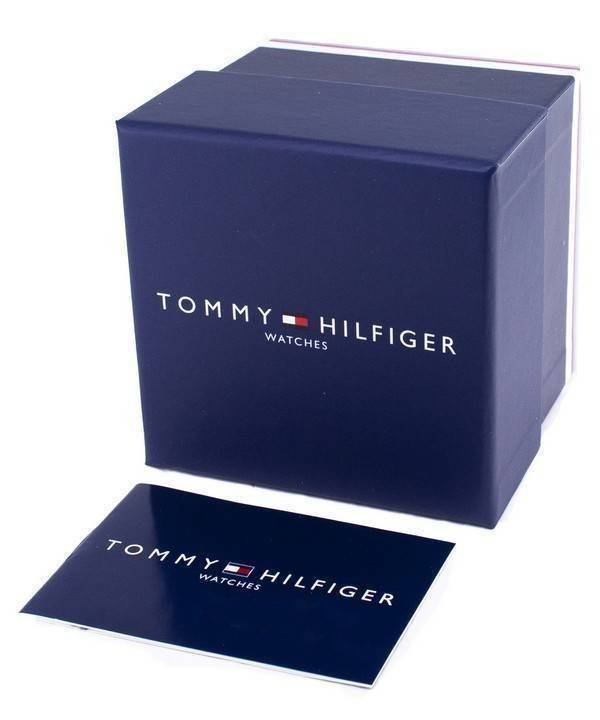 Tommy Hilfiger men's watch with gunmetal steel case and black dial by Alan Frost Watches.