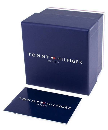 Tommy Hilfiger men's watch with gunmetal steel case and black dial by Alan Frost Watches.